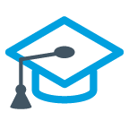 Graduation cap icon