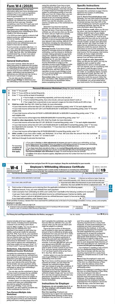 Schwab MoneyWise | Understanding Form W-4