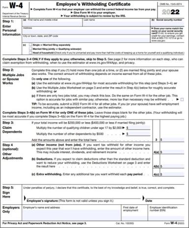 Schwab MoneyWise | Understanding Form W-4